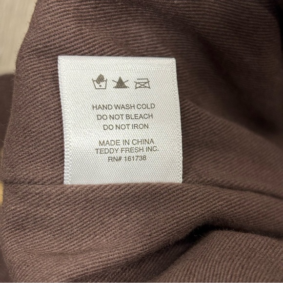 Teddy Fresh Knit Checkerboard Bear
Drawstring Backpack, GUC - Picture 7 of 9